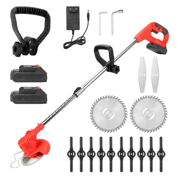 18V Electric Weed Trimmer: Lightweight Brush Cutter for Gardens and Yards