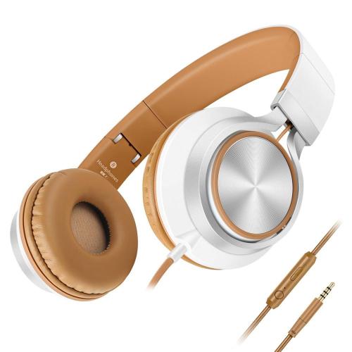 Nice Over Ear Wired Headband Headset Headphone Logam