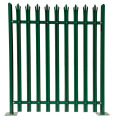 Coating High Security Steel Palisade Galvanized Steel Fence