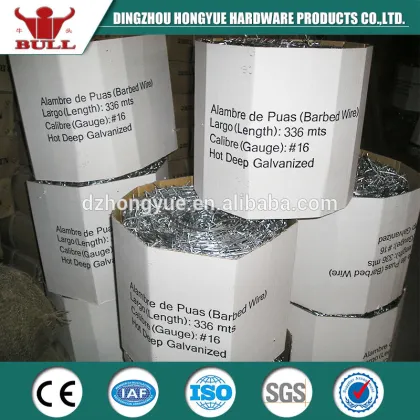 electro galvanized barbed wire iowa type