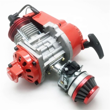 2 Stroke Racing Engine 47-50cc Pull Start Motor for Pocket Rockets and Dirt Bikes