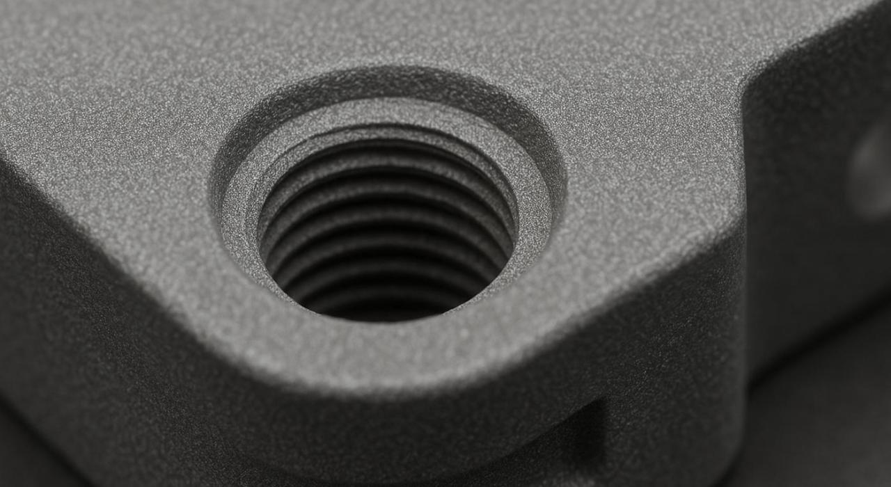 3D printing threaded features