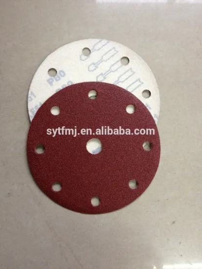 Drywall velcro back abrasive sanding disc for automotive industry