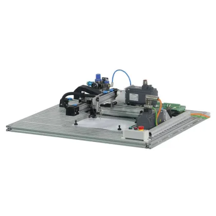 PLC controlled process control trainer didactic equipment educational mechatronics  training equipment process control