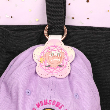 Custom Magnetic Hat Clip with Leather & Logo
