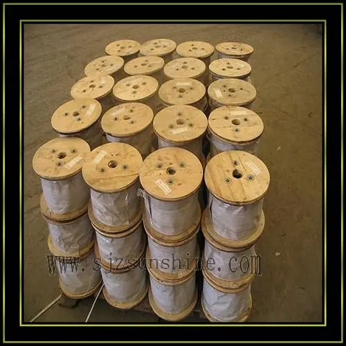 PVC coated steel wire ropes