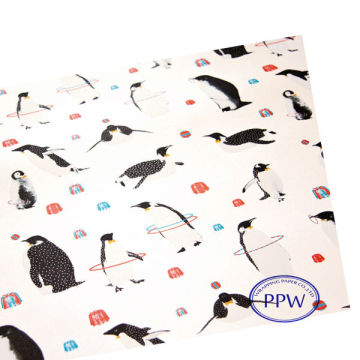 New design holiday gift wrapping paper a4 paper rolls