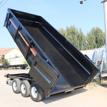 Tandem Utility Cargo Car Trailer Dump Trailer