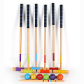 Juego de croquet Deluxe para seis jugadores GIBBON con mazos de madera