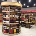 Custom Supermarket Round Column Promotion Shelf