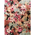 Camouflage Flower Rayon Challis 30S Printing Woven Fabric