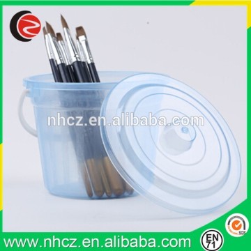 Transparent Plastic Wash Brush Pot