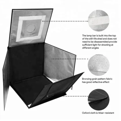 Portable Photo Light Box and Studio Accessories Kit for Dropshipping and Photography