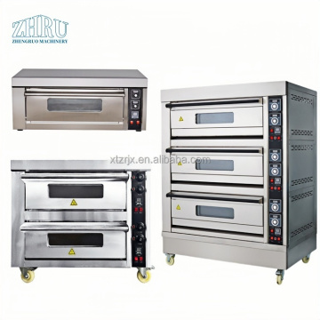 Electric and Gas Bakery Ovens for Cake, Bread, and Snacks - 1, 2, 3 Deck Ovens for Sale