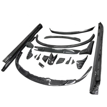 High-Quality Tech-Aesthetic Carbon Fiber Body Kit Accessories for Porsche Taycan: Enhance Your Ride with Custom Front Lip, Rear Diffuser, Side Skirts, and Spoilers