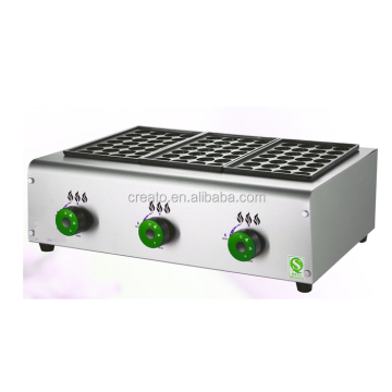 Professional Triple LPG Gas Takoyaki Waffle Maker: Perfect for Restaurant Quality Cooking