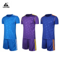Jersey de equipo de fútbol uniforme de fútbol de hombres secos rápidos