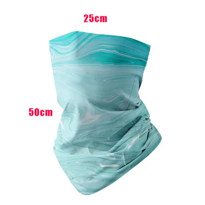 Outdoor Sports Sunscreen Ice Silk Scarf Mask
