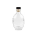 250 ml einzigartige Glas -Schnapsaft -Saftflasche mit Korken