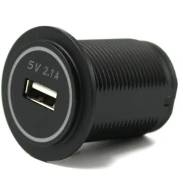 Waterproof Marine USB Charger Socket 2.1A for Car Boat Motorcycle