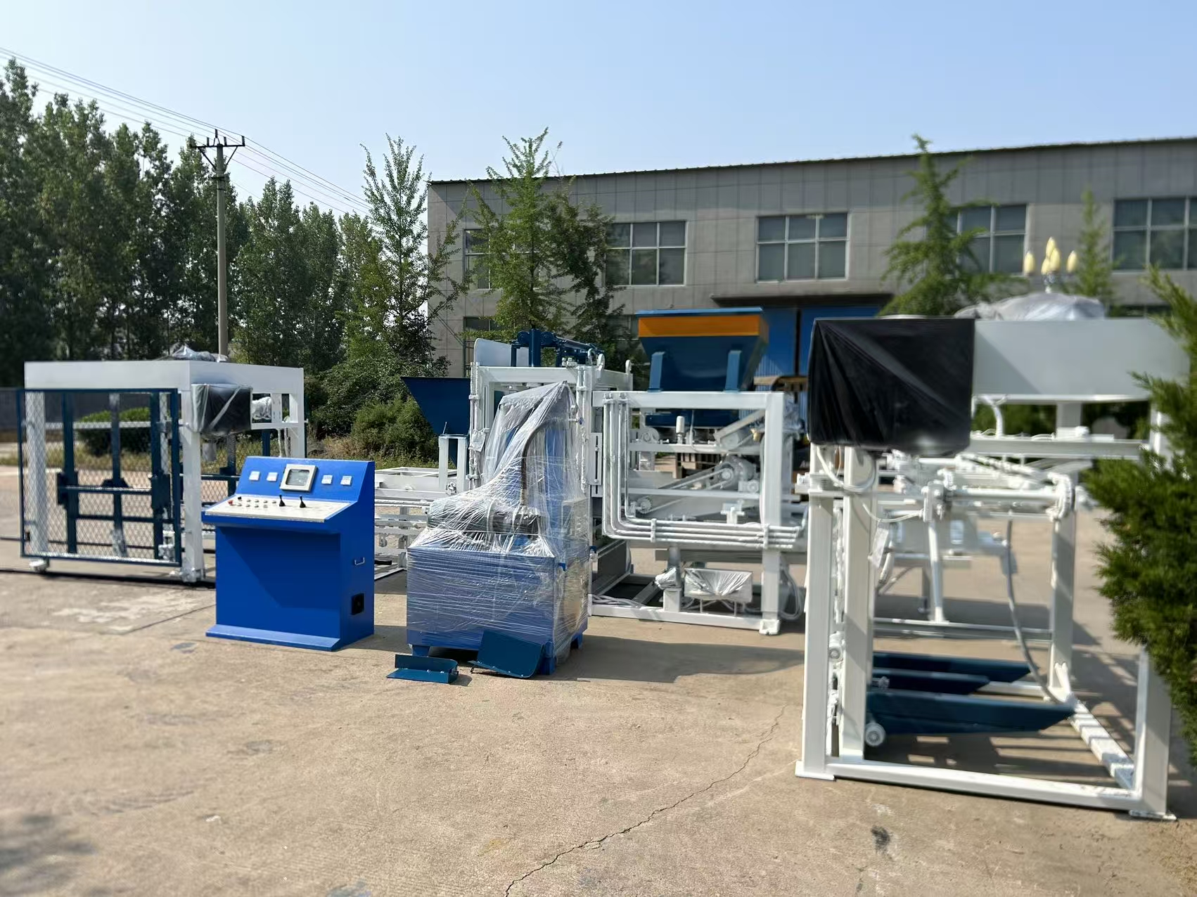 Прочный 4-15 с автоматическим бетонным блочным оборудованием