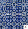 Retro Blue European Pattern Art Mosaic Glass