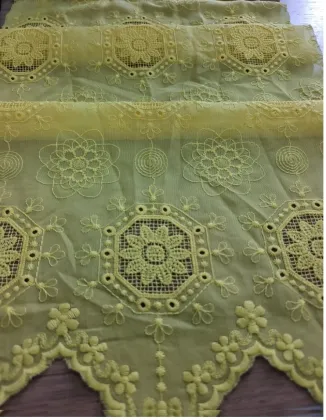 Embroidery Fabric openwork embroidery