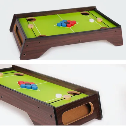 Wooden Billiard Pool Table Game Table Billiards Game for Family Ice Ball Table Game Competitive Board Games