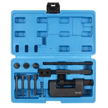 VIKTEC Heavy Duty Bike Motorcycle Chain Breaker and Riveting Tool Set VT01420