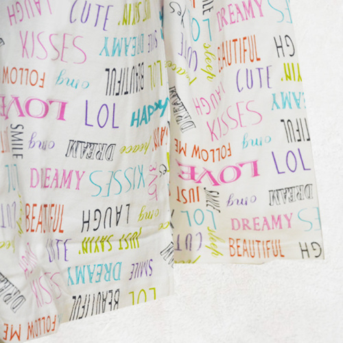 Adult Printed Letter Pajama Suit