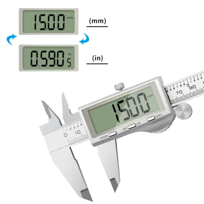 IP54 Waterproof Digital Caliper 150mm/6inch Metal Vernier Caliper - Factory Supply