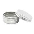 30g 50g aluminum tin round cosmetic cream jar