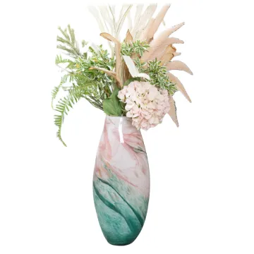 Handmade Glass Vases: Enhancing Your Living Room and Dining Table Decor with Light Luxury Flow
