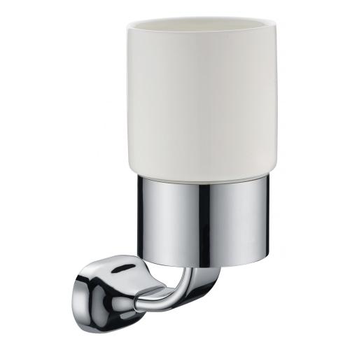 Hotel Bathroom Collection Glass Cup Holder Chrome