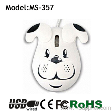 Cute Dog Shape Gift Mouse For Animal Shaped Mouse 
