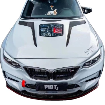 IMP -Stil Kohlefaserhaube für BMW M2/F22/F87 Motorabdeckung Luke