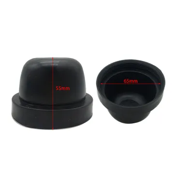 TAOCHIS Car Headlight Rubber Dustproof Dust Cover for Xenon LED Projector Lens - Waterproof Sealing Dust Cover (65mm-110mm)