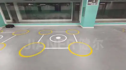comfortable exercise PVC sports flooring for gym
