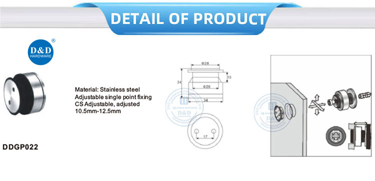 glass point fittings