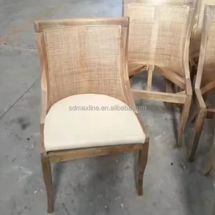 Luxury Hotel Wedding: Wood Louis Dining Chairs