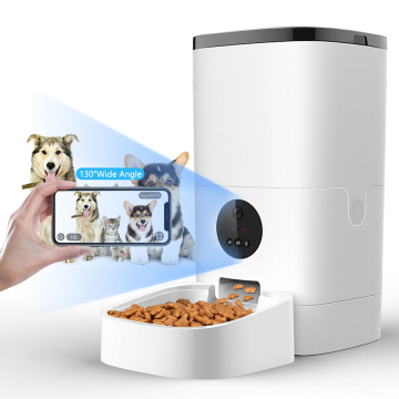Smart Pet Feeder mit 4L -Kapazität, HD -Kamera für Katzen und Hunde