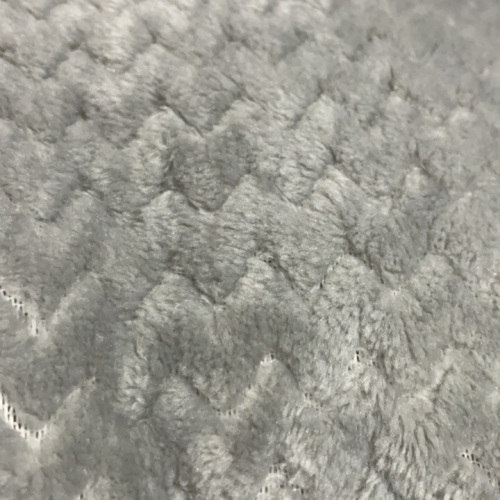 Dubbel sida flanell med linaspapp jacquard tyg