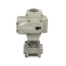 Electric 3pc Stainless Steel Threaded Electric Ball Valve