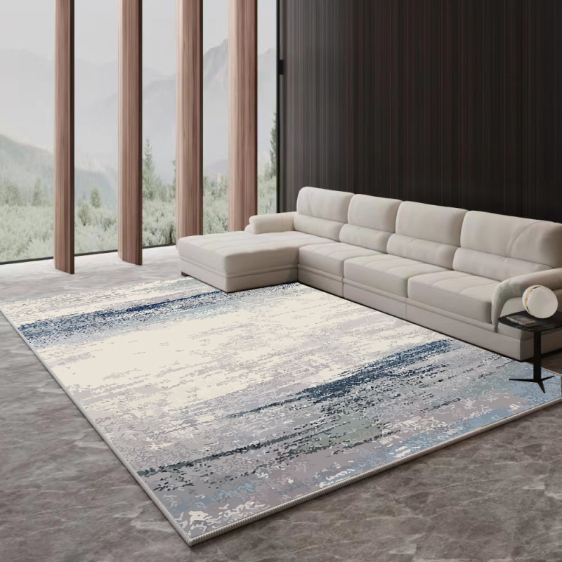 Modern Large Pink Cream Rugs for Living Room Décor