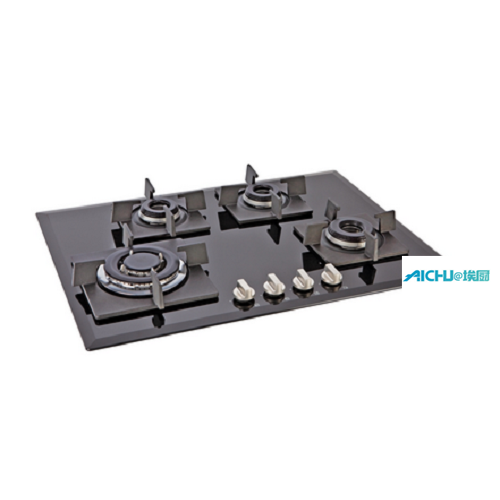 Hobtop With Italian Double Ring Burners Glen 4 Burners Built-in Gas Hobtop Supplier