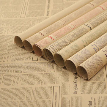 50*70 cm Zeitung Wicking Paper Kraft Paper Sheets für Geburtstagsfestivals Präsentierende Packung