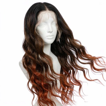 T1b/4/350 Ombre Body Wave 13x4 Lace Front Wig 100% Human Hair