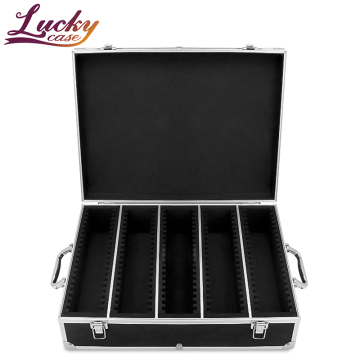 Portable Luxury Aluminum Coin Storage Case