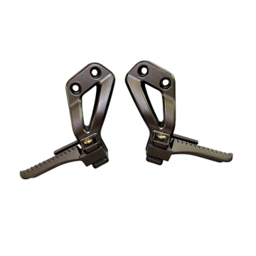 Factory Price Motorcycle Foot Pegs & Footboards: Red Rear Passenger Footrests for Electric Scooters