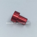 Precision Turned Red Anodized Aluminum Bike Parts